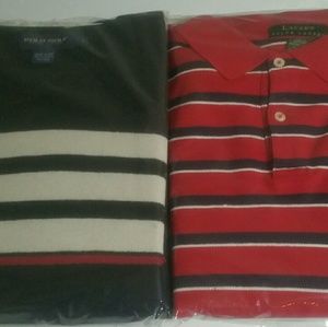 Ralph Lauren golf sweater with polo shirt